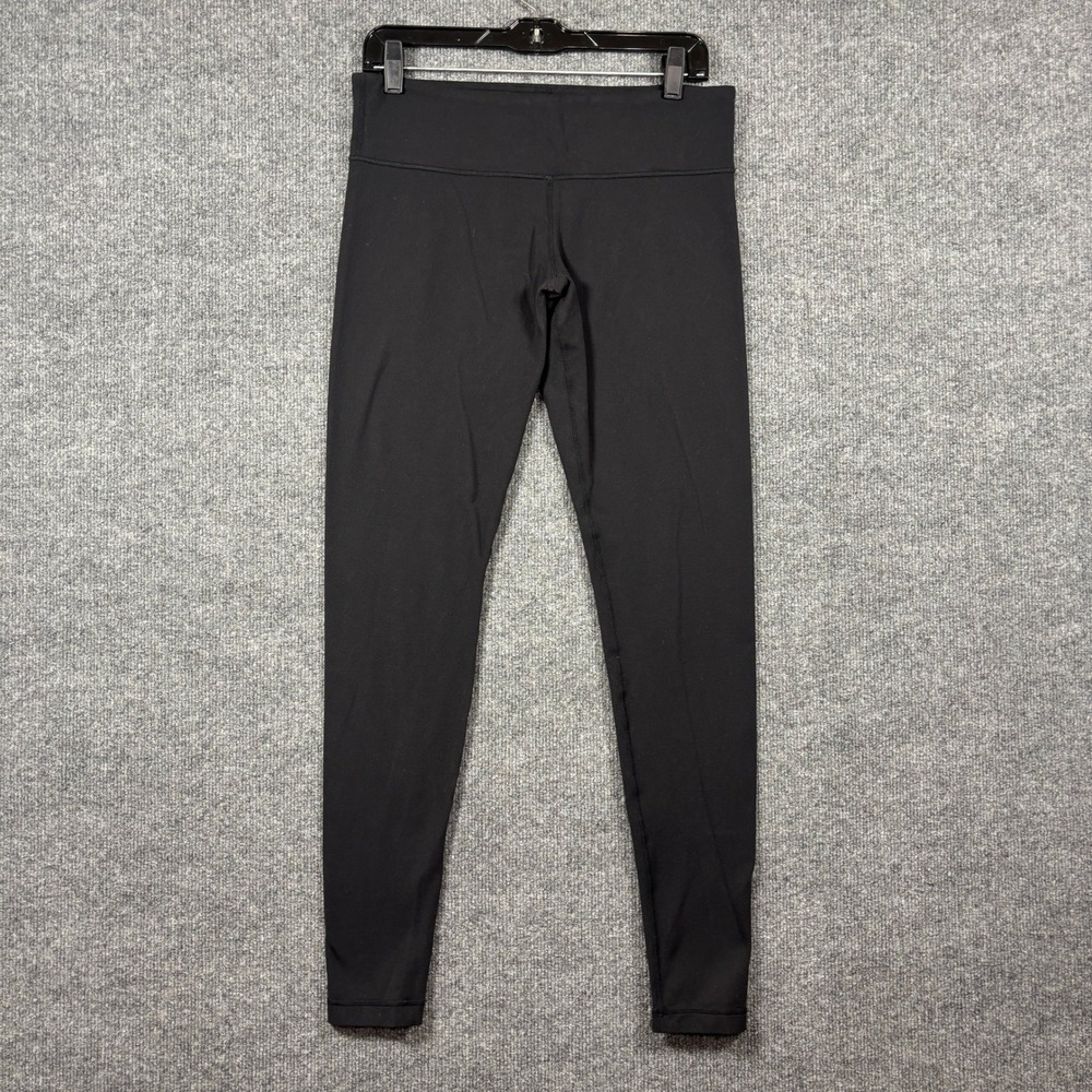 Lululemon Leggings Womens Size 10 Black Full Length Athletic Yoga Workout Pants